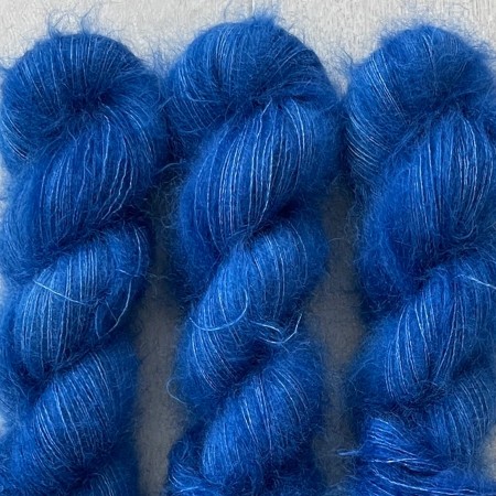 Kings & Queens Unikt garn Håndfarget Tynn Silk Mohair