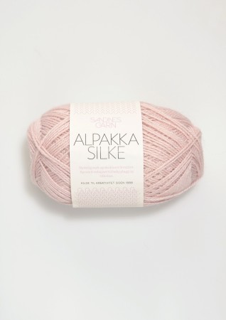 Sandnes Garn Alpakka Silke Pudder rosa 3511