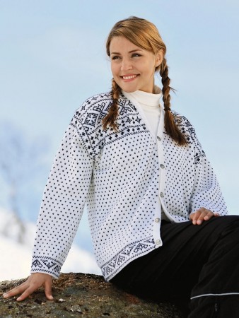 T15-32 Valdres kofte dame (oppskrift) papir