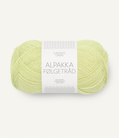 Alpakka Følgetråd Lime Punch 9523