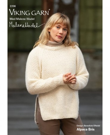 2206 Malene Wadel Alpaca Bris Hefte Viking Garn