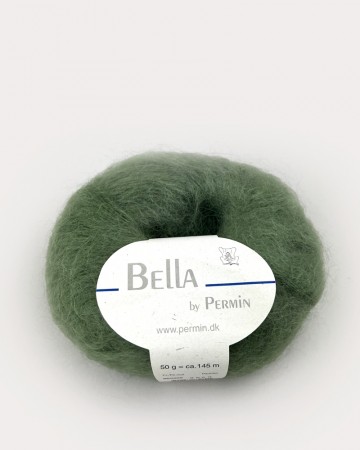 Bella mohair mosegrønn 87