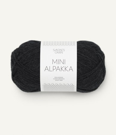Mini Alpakka Svart 1099