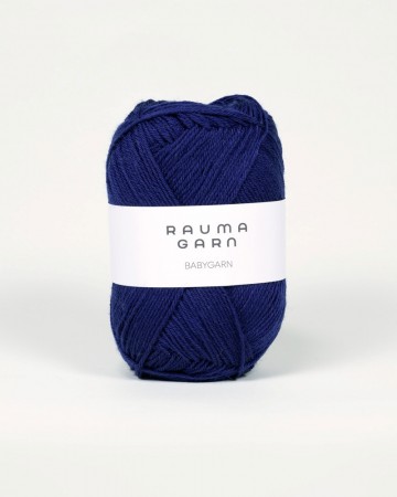 Babygarn 59 Mørk blå 