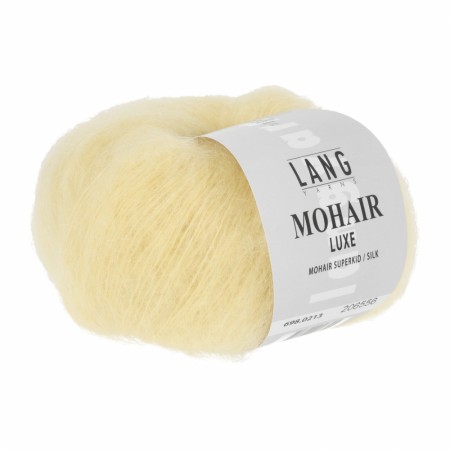 Mohair luxe 213 lys gul