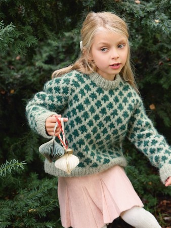 2511-1 Christmas Tree sweater junior (oppskrift)