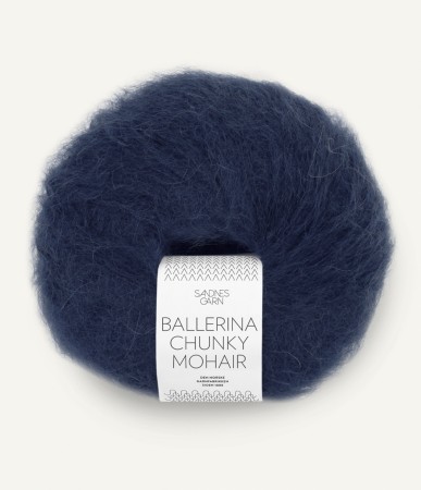 BALLERINA CHUNKY MOHAIR DYP MARINE 5581