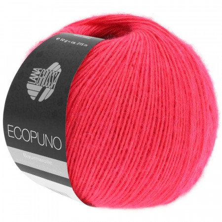 Lana Grossa Eco Puno 036 Bringebærrød
