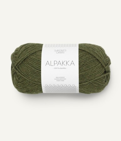Sandnes Garn Alpakka Mosegrønn 9573