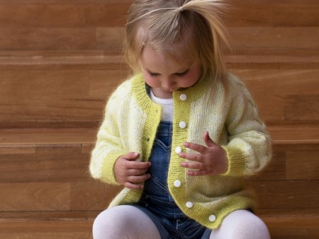 Annika cardigan barn | Tilia og Merci | Strikkepakke Filcolana