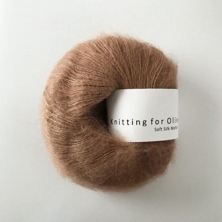 Knitting for Olive Soft Silk Mohair - Blød Nougat Brown Nougat