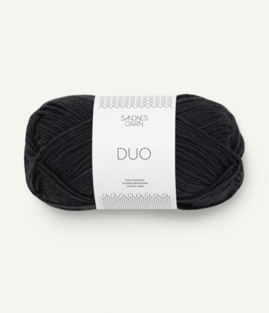 Sandnes Garn DUO Svart 1099