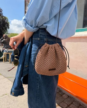PetiteKnit Juno Satchel (oppskrift) papir