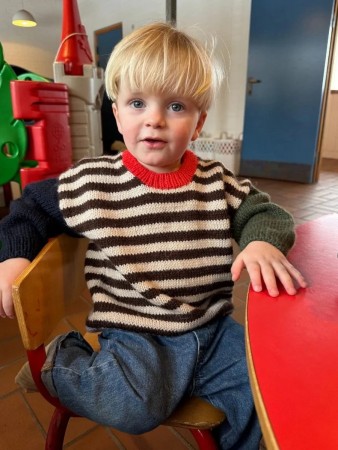 PetiteKnit Holger Sweater junior (oppskrift) papir