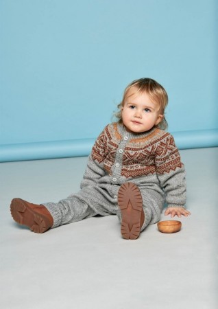 61-10 Marius dress | 3mnd-4år | Babyull Lanett Strikkepakke