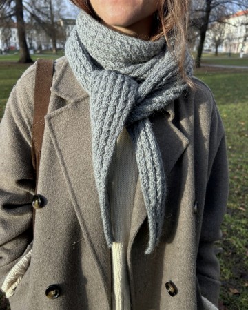 491 Fie fletteskjerf Mitu Grå melert