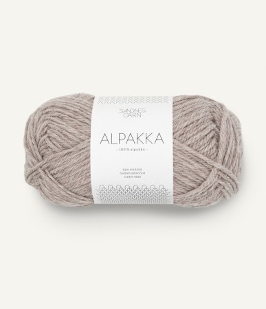 Sandnes Garn Alpakka Gråbeige melert 2650