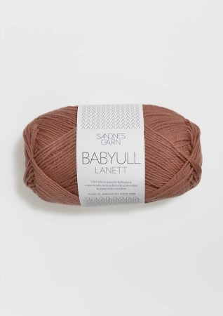 Sandnes Garn Babyull Lanett Brunrosa 3544