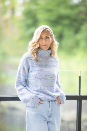 Denim Friend Sweater Cassata Modell 10 – Tove Lindtein Strikkepakke