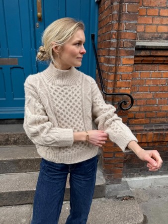 PetiteKnit Dagmar Sweater (oppskrift) papir