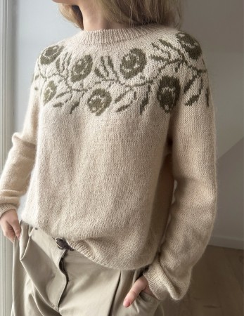 LeKnit Rosie Yoke Blouse (oppskrift) papir