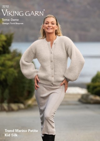 2212 Trend Merino Petite og kidsilk Dame hefte Viking Garn