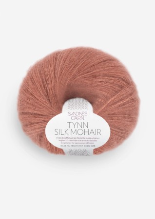 Sandnes Garn Tynn silk mohair støvet plommerosa 3553