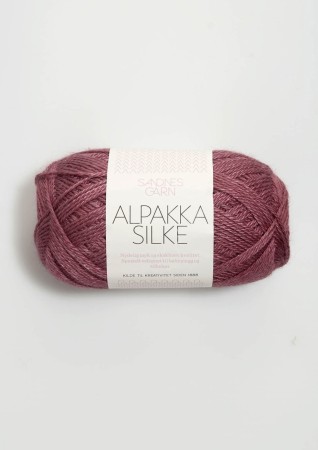Sandnes Garn Alpakka Silke Mørk gammelrosa 4244