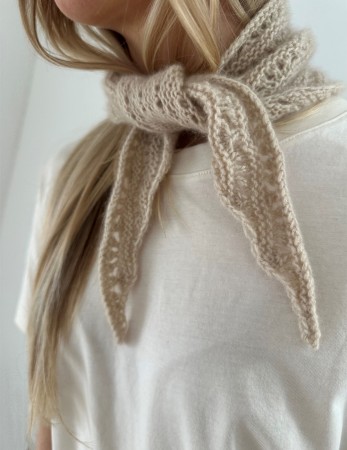 LeKnit Peacock Scarf (oppskrift) papir