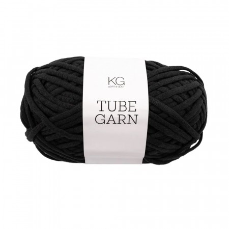 Tubegarn sort 0000
