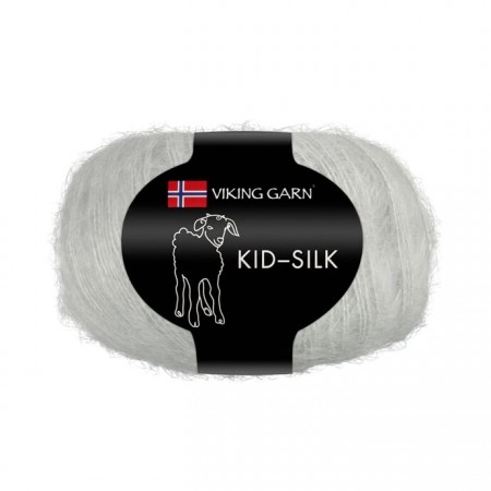 Viking Garn Kidsilk 312 grå