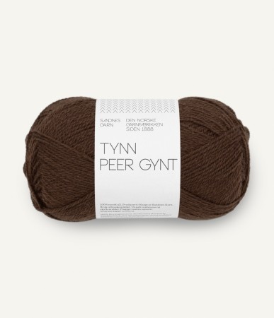Tynn Peer Gynt Mørk brun 3082