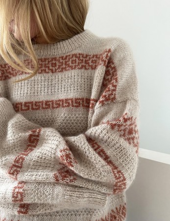 Terracotta Sweater Strikkepakke Lys kobberbrun