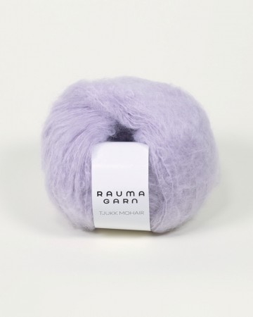 Tjukk Mohair Lys syrin - 185