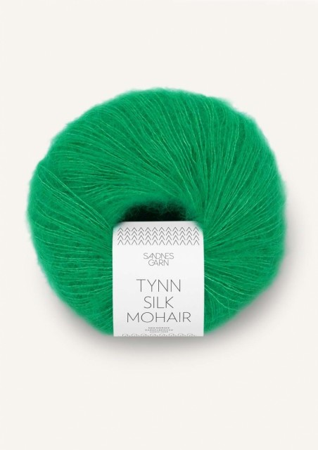 TYNN SILK MOHAIR JELLY BEAN GREEN 8236