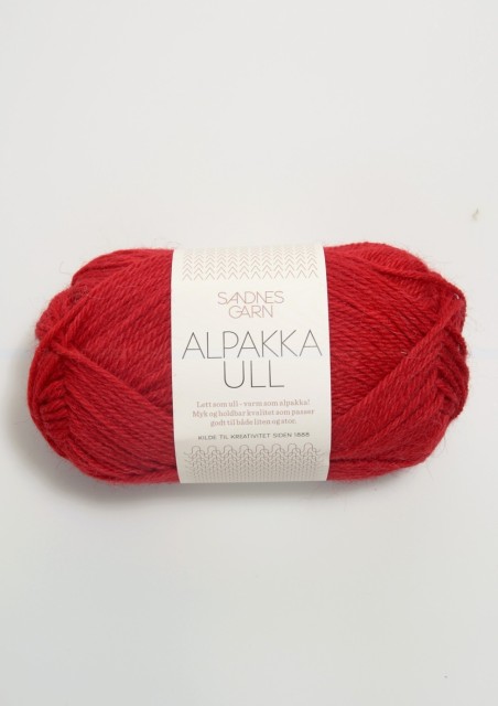 ALPAKKA ULL RØD 4219
