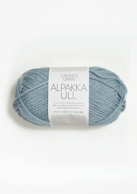 Alpakka Ull Isblå 6531