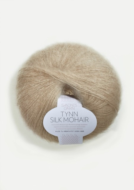 Tynn Silk Mohair Lys Beige 3021