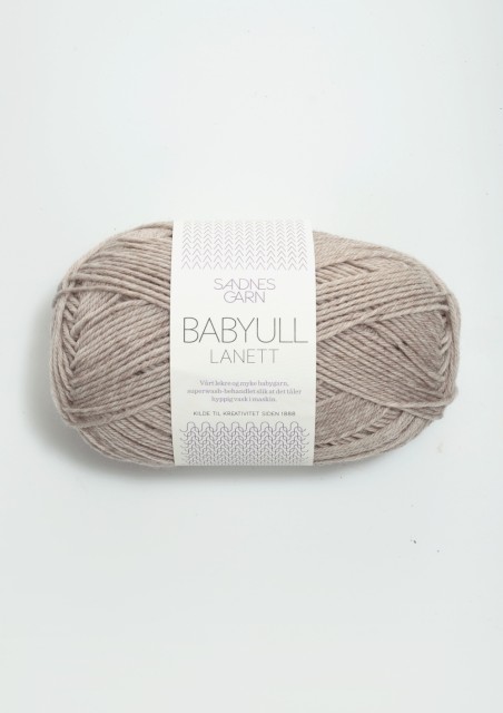 BABYULL LANETT BEIGEMELERT 2650
