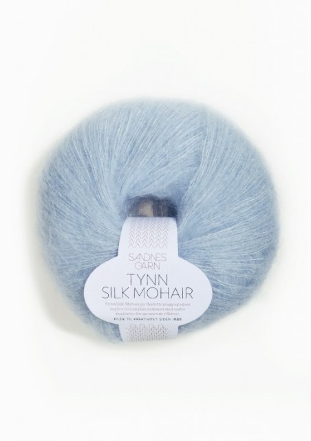 Tynn Silk Mohair Lys Blå 6012