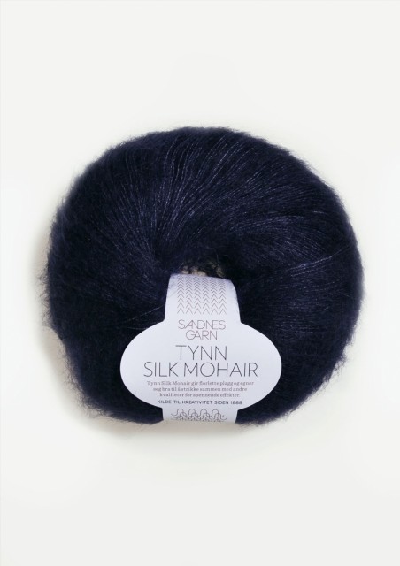 Tynn Silk Mohair Dyp Marine 5581