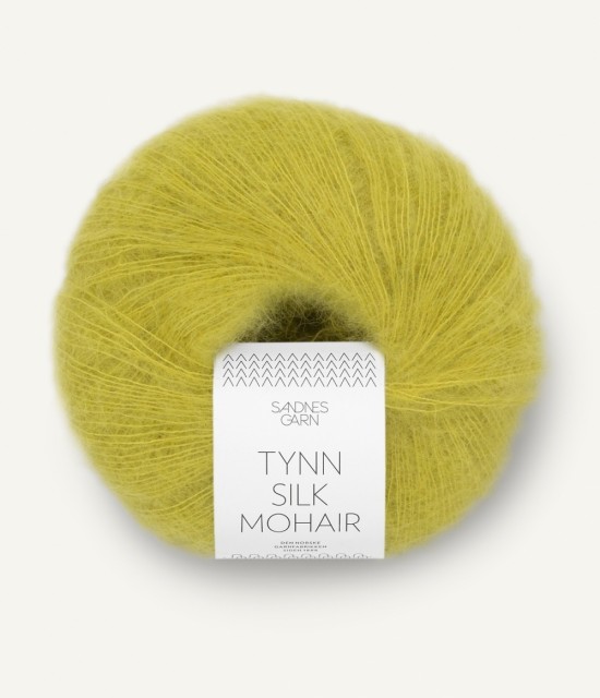 TYNN SILK MOHAIR SUNNY LIME 9825