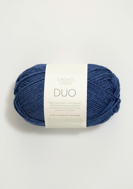 Duo blå melert 5864