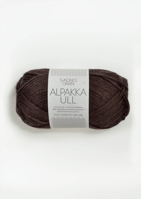 Alpakka Ull Brun 3571