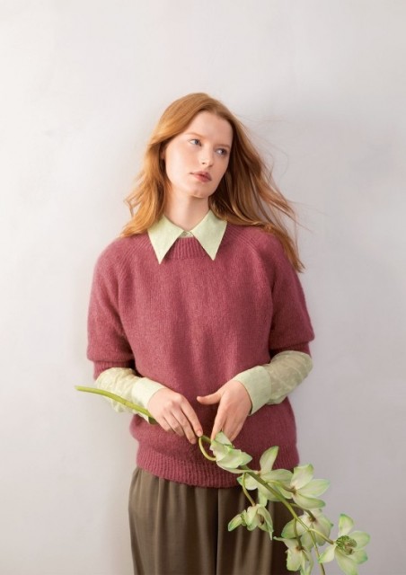 Claudia Short sleeve - enkel tråd Silk Mohair