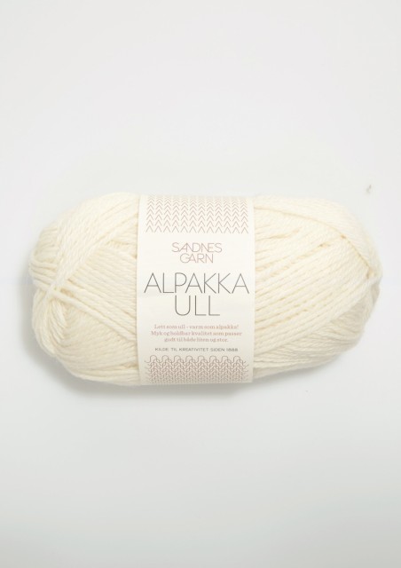 ALPAKKA ULL HVIT 1002
